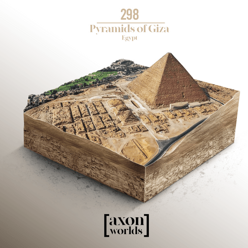 AXON WORLD | 298/1423 | PYRAMIDS OF GIZA | EGYPT | MICRO WORLD