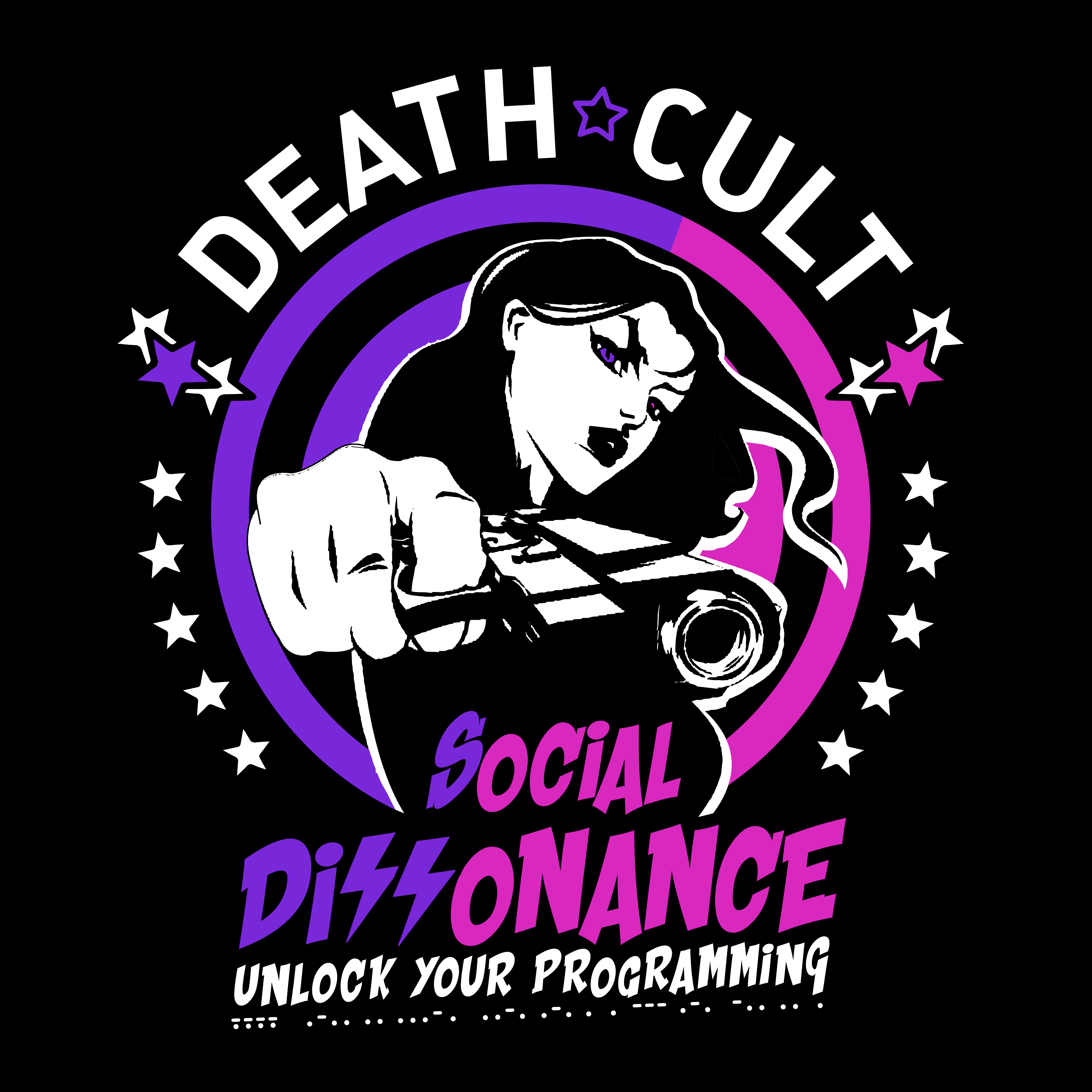Deathcult Studios - Social Dissonance - Pink/Purple Variant