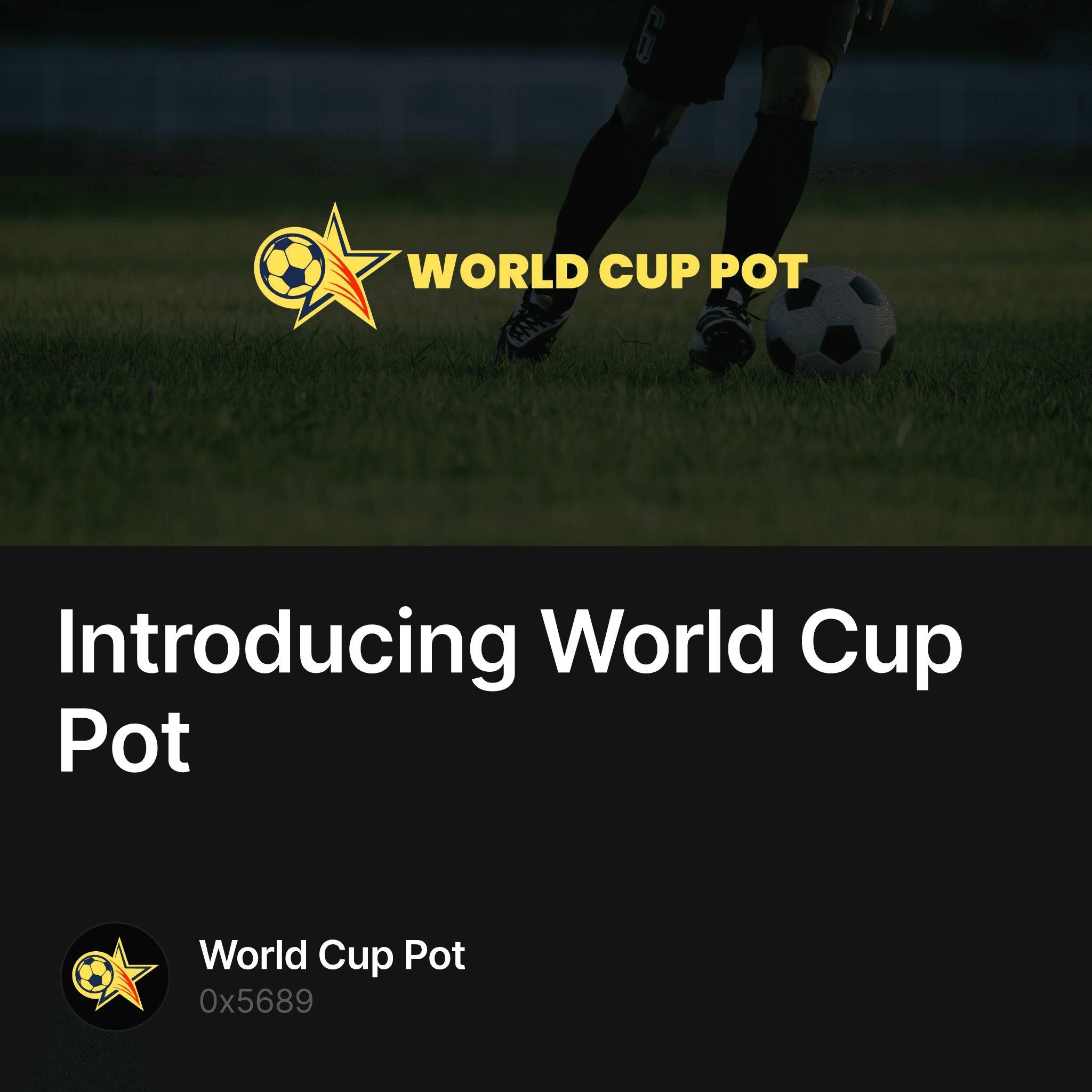 Introducing World Cup Pot Collection OpenSea