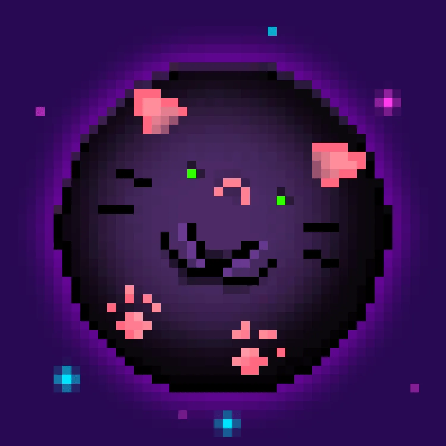 Cat Planet Blackhole #0001  /  고양이 행성 블랙홀형 #0001