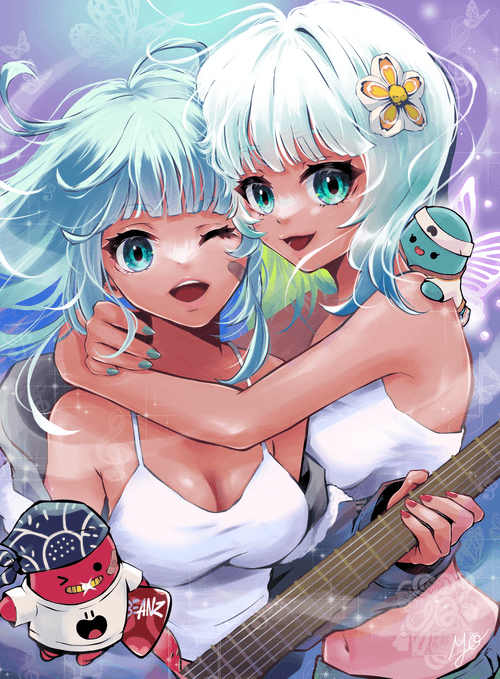 Twins with beautiful sounds