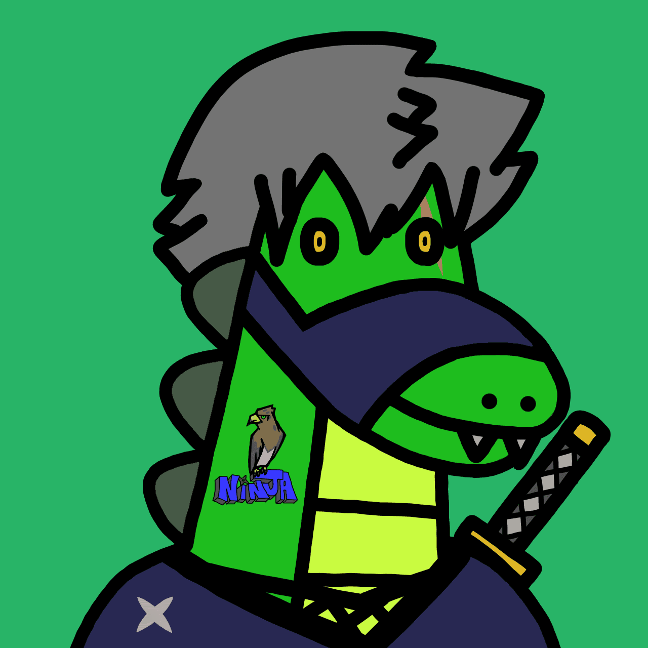 #17 Crypt Ninja Crocodile