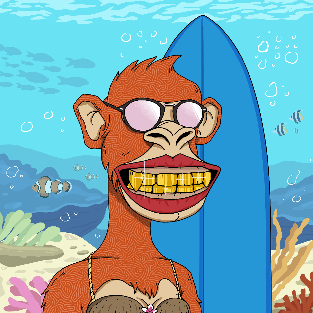 Chillin' Ape Surf Club #1565