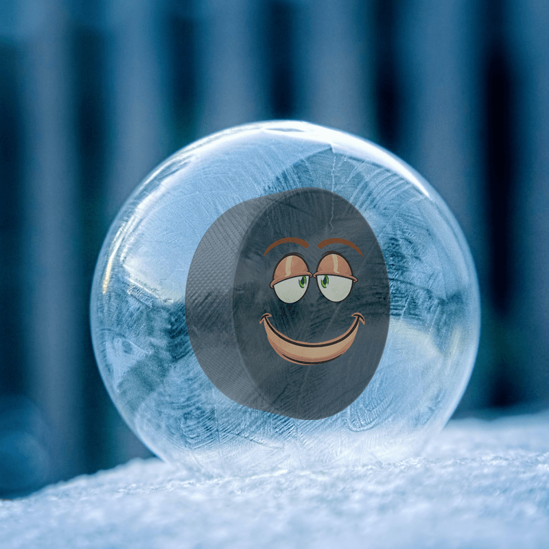 #10 Ice bubble Puck