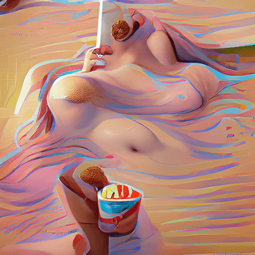 Ice Cream by the Pool