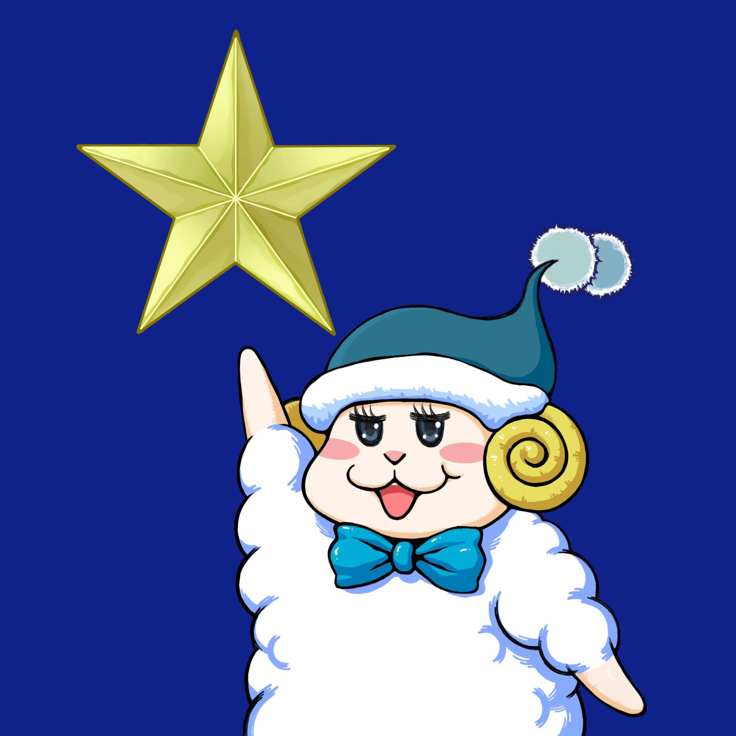 Fuwa Fuwa Santa Flying Star Fuwa Fuwa Heroes Opensea