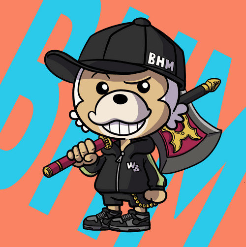 WEAR BEAR×BHM 　”Samurai Monkeys #91”　FANART