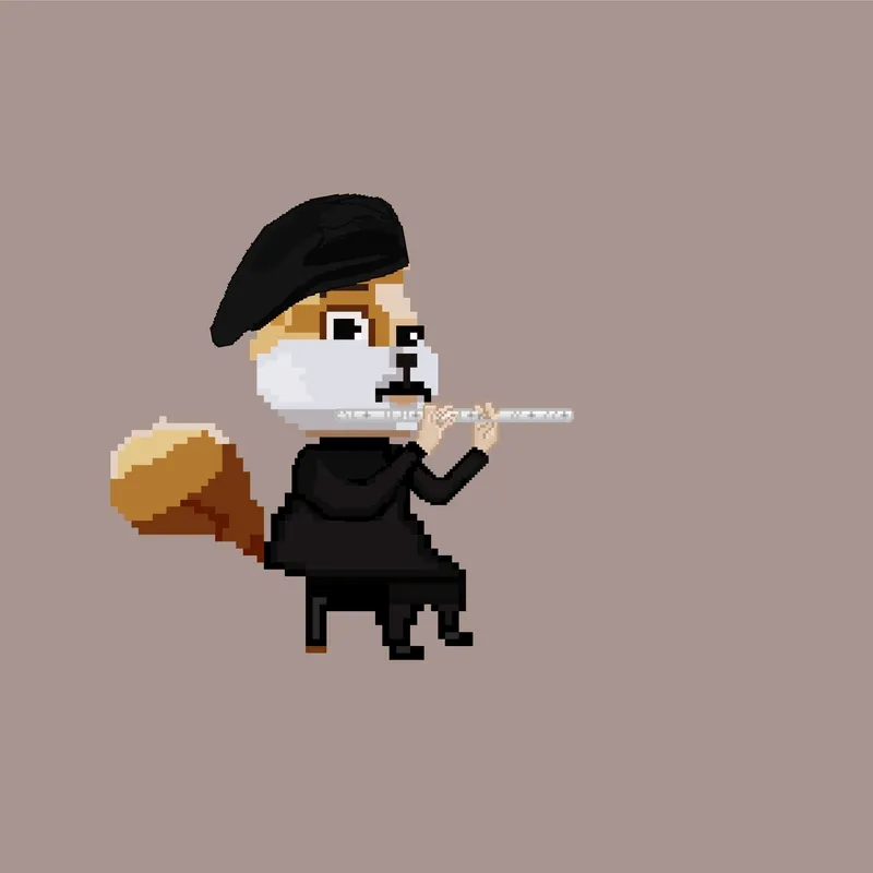 Symphony Squirrel #015 Flute