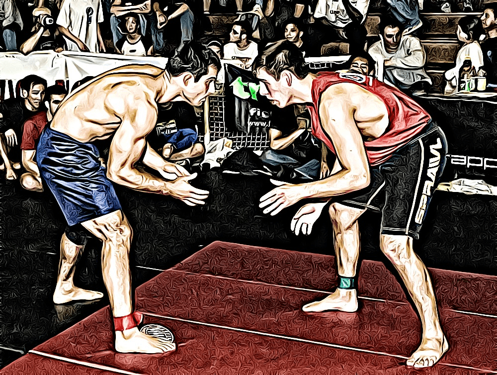 Kenny Florian vs. Pablo Popovitch at Grapplers Quest Photo Art 