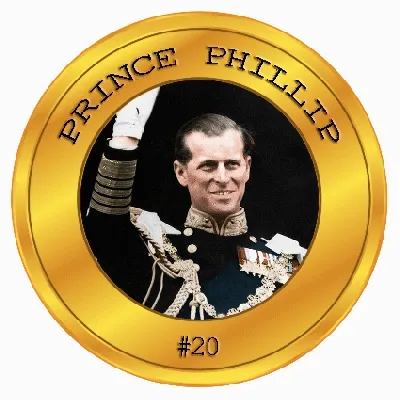 #20 - Prince Phillip - Gold - 1 of 1