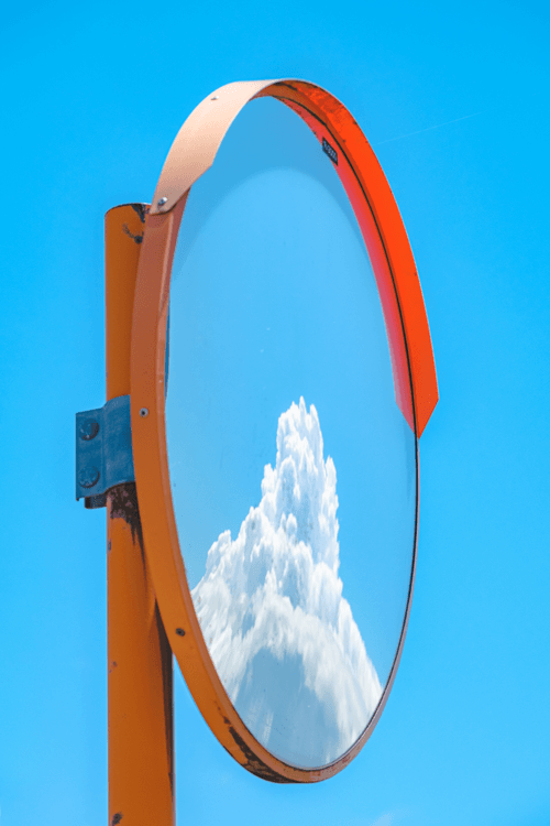 Clouds in the Mirror.