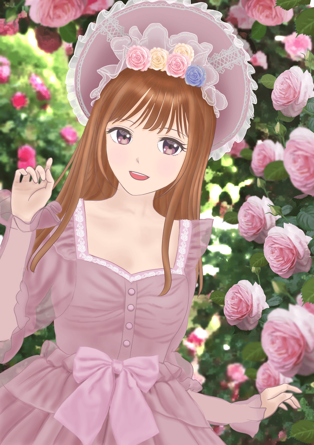 Rose Garden - kawaii girls-collection | OpenSea