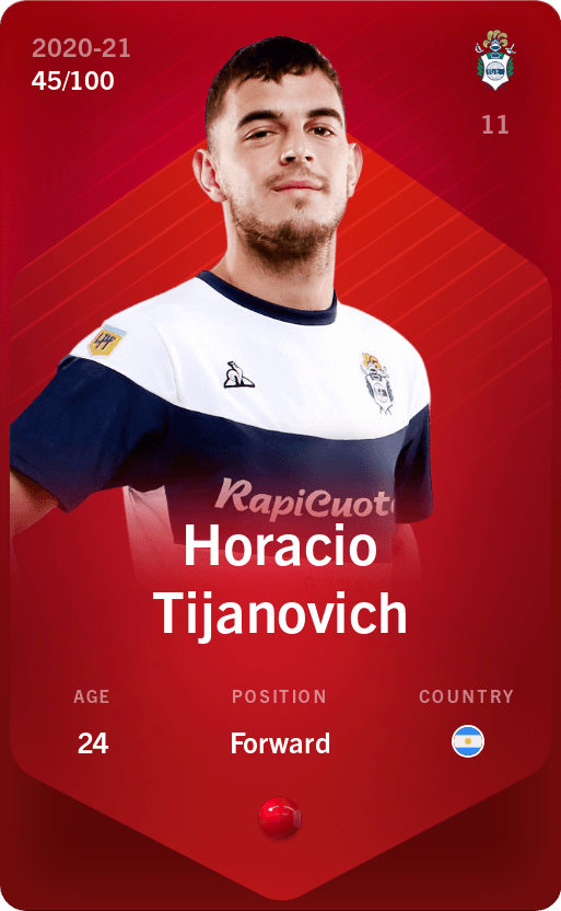 Horacio Tijanovich 2020-21 • Rare 45/100