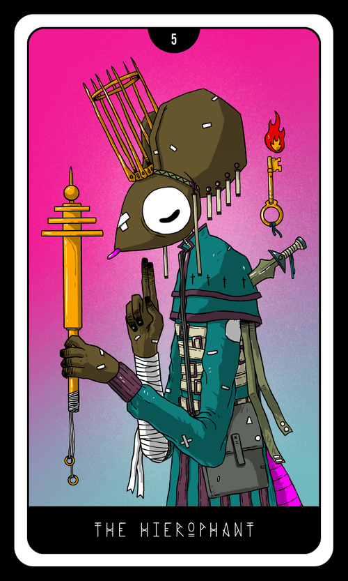 Rosko Sees the Future: The Hierophant - Color Variant 10