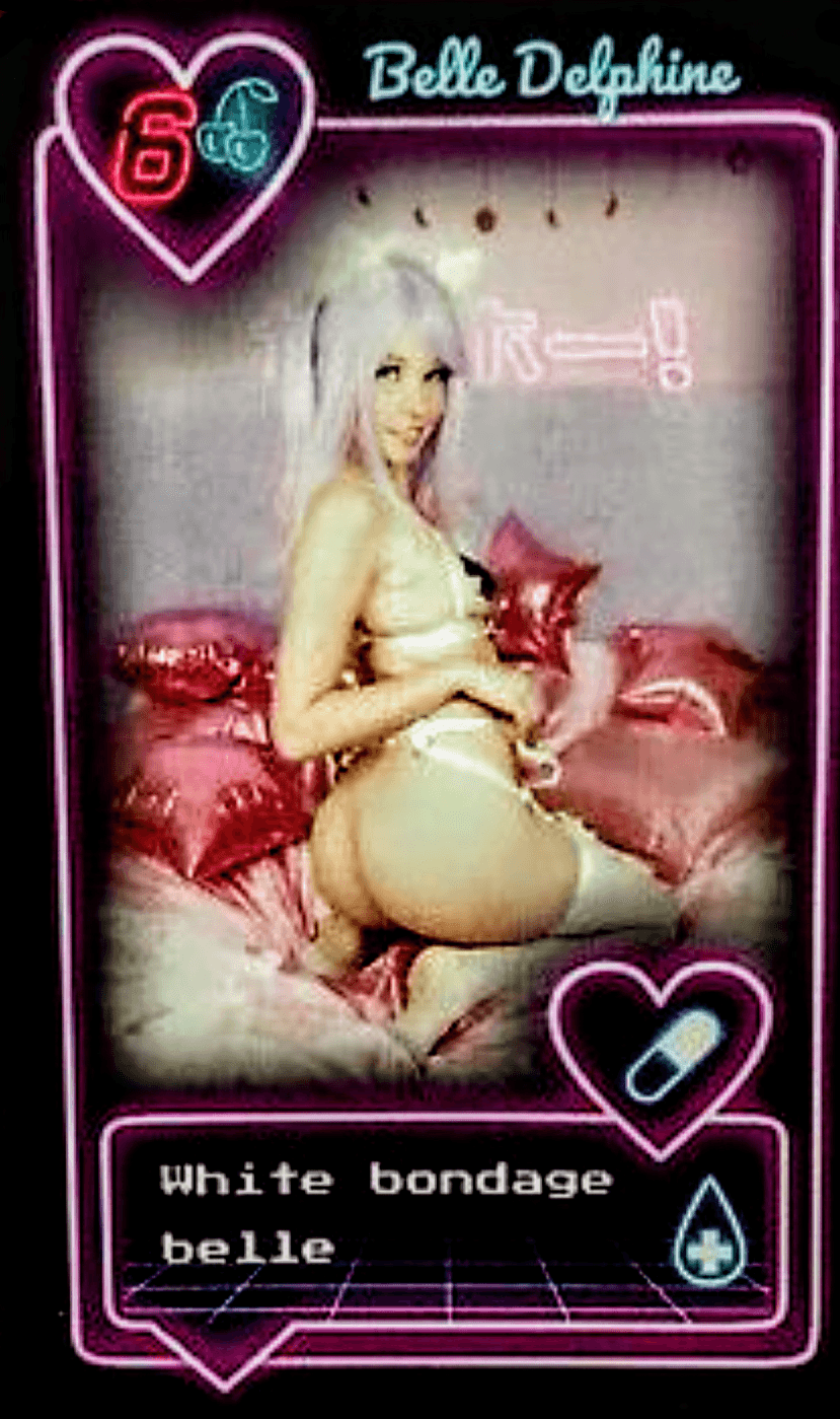 White Bondage Belle #6 - Sexy Belle Delphine Trading Cards | OpenSea