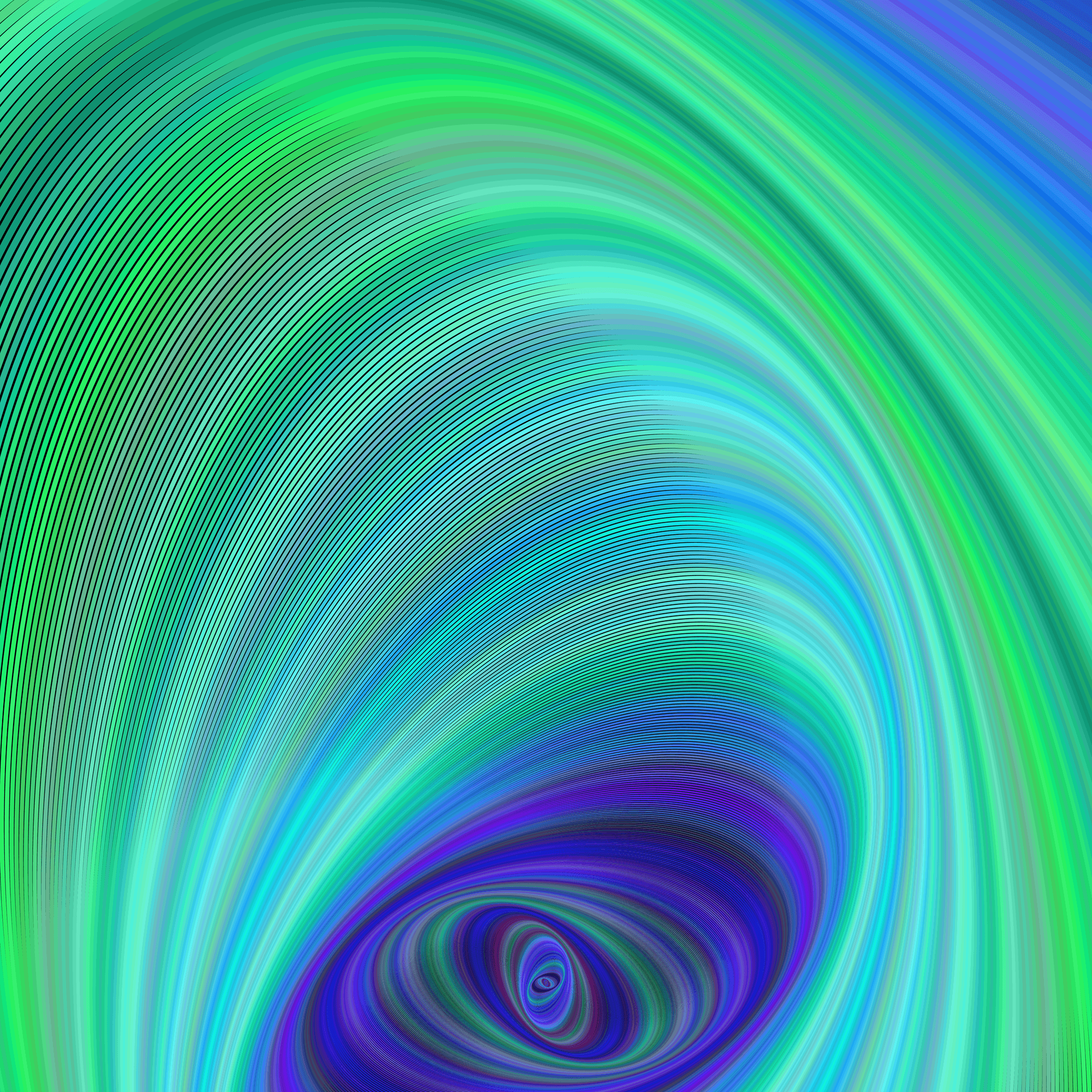 Curved Colorful Magic #80 - Curved Colorful Magic by David Zydd