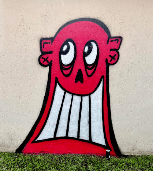 Gangboy #1 - street art by Eddie Gangland