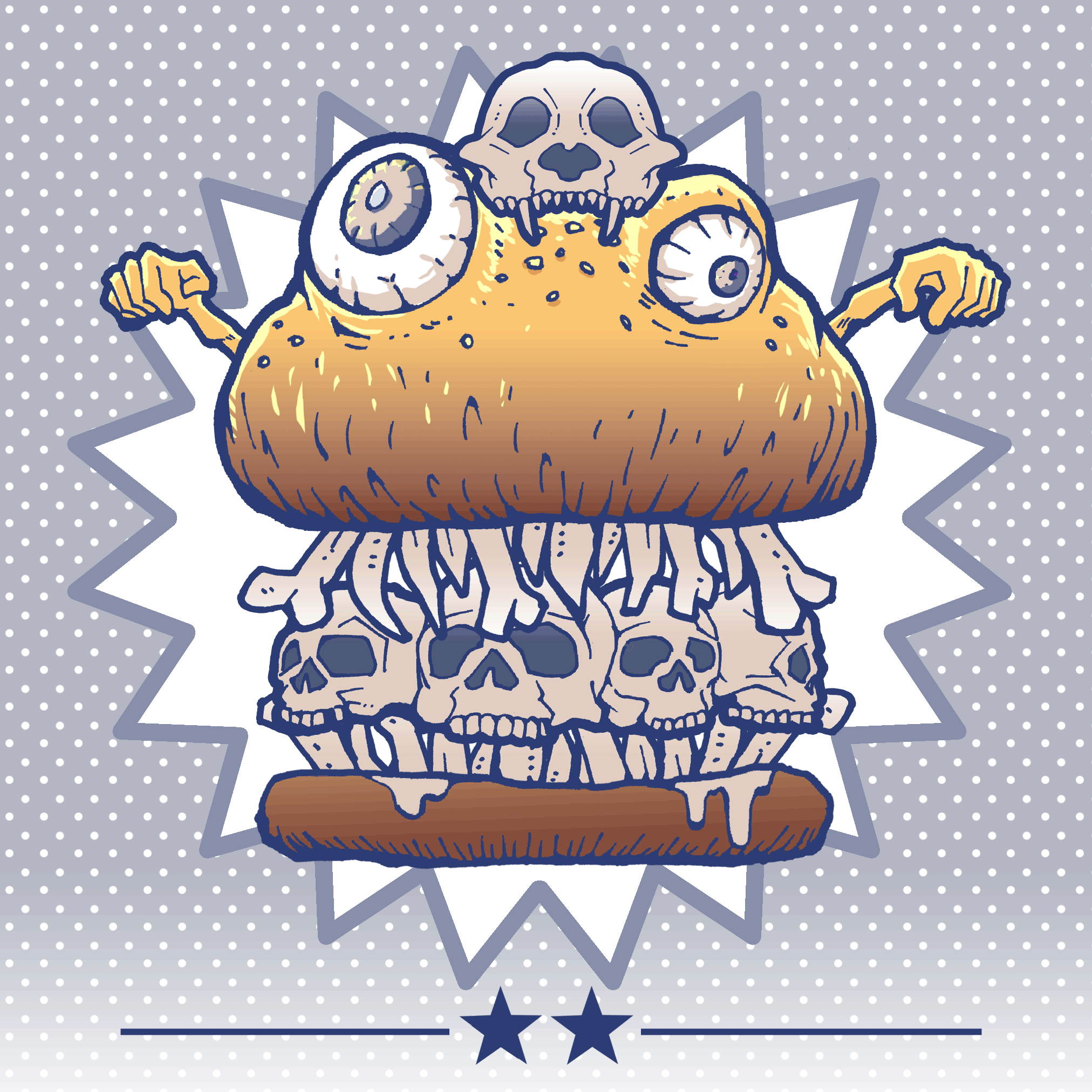 #014 Skull Burger 