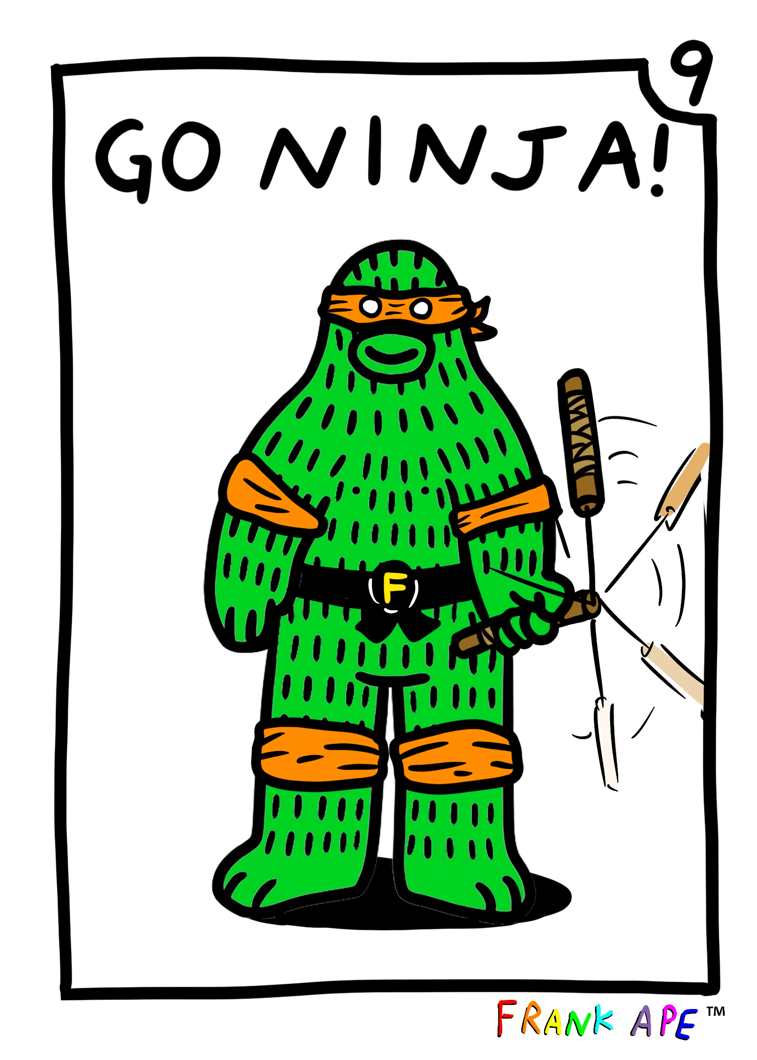 Frank Friends #9 - Go Ninja!