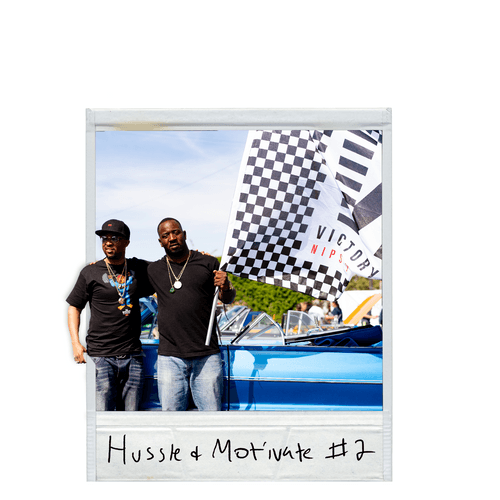 HUSSLE AND MOTIVATE POLAROID #2