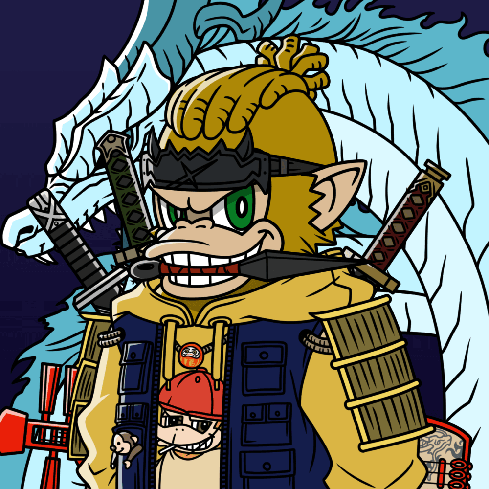 Neo Samurai Monkey #3022 - Neo Samurai Monkeys | OpenSea