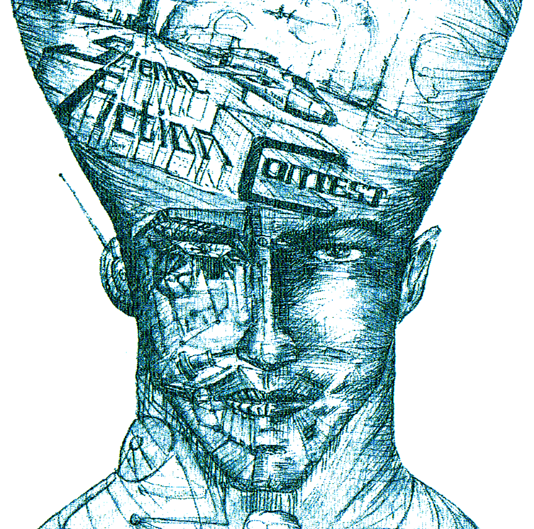 MetaSpace Elevator ( 太空電梯1988 Head SciFi Dream) TonyTong - SciFi Illustration Art for Technolog 