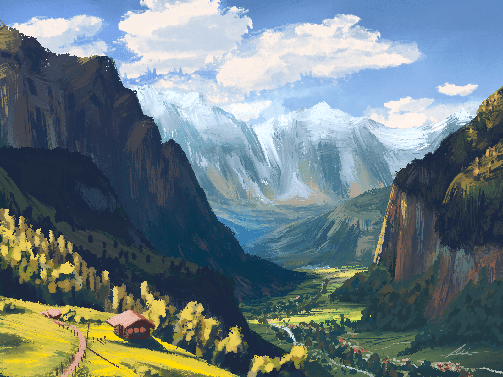 Posttoyou : The valley
