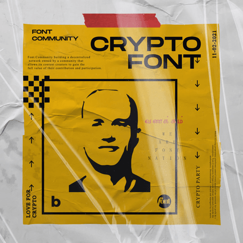 Crypto Font - B