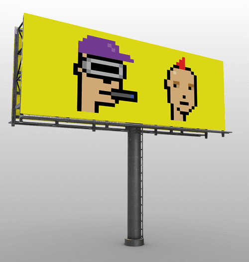 Billboard - CryptoPunks #7620 & #837