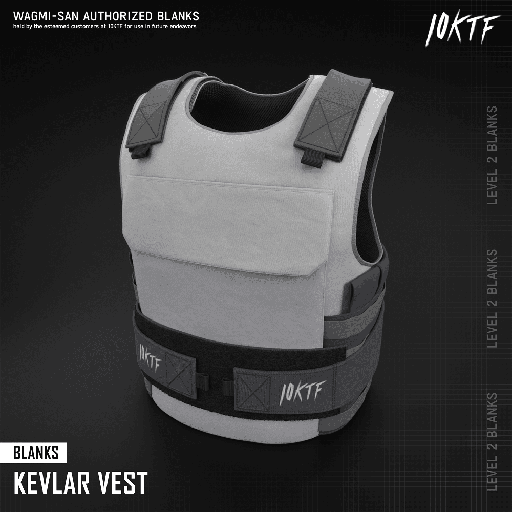 Blank Kevlar Vest 10KTF Stockroom OpenSea