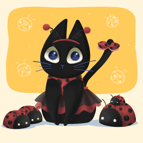 BlackCat-Ladybug