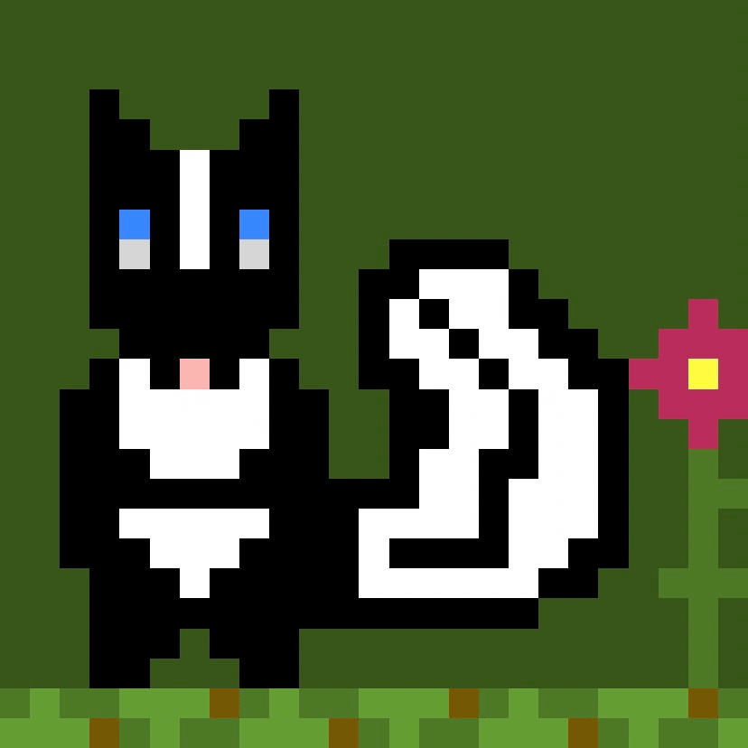 Pixel Skunk Series - Collection | OpenSea