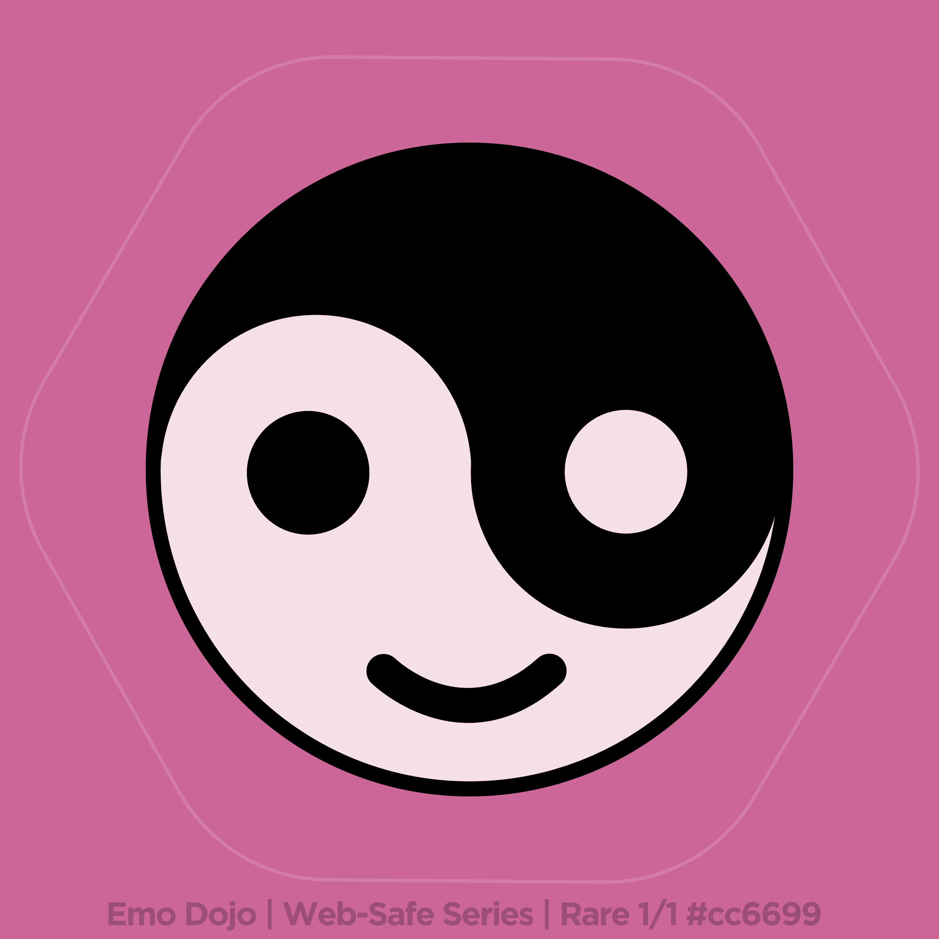 Emo Dojo | Web-Safe Series | Rare 1/1 #cc6699