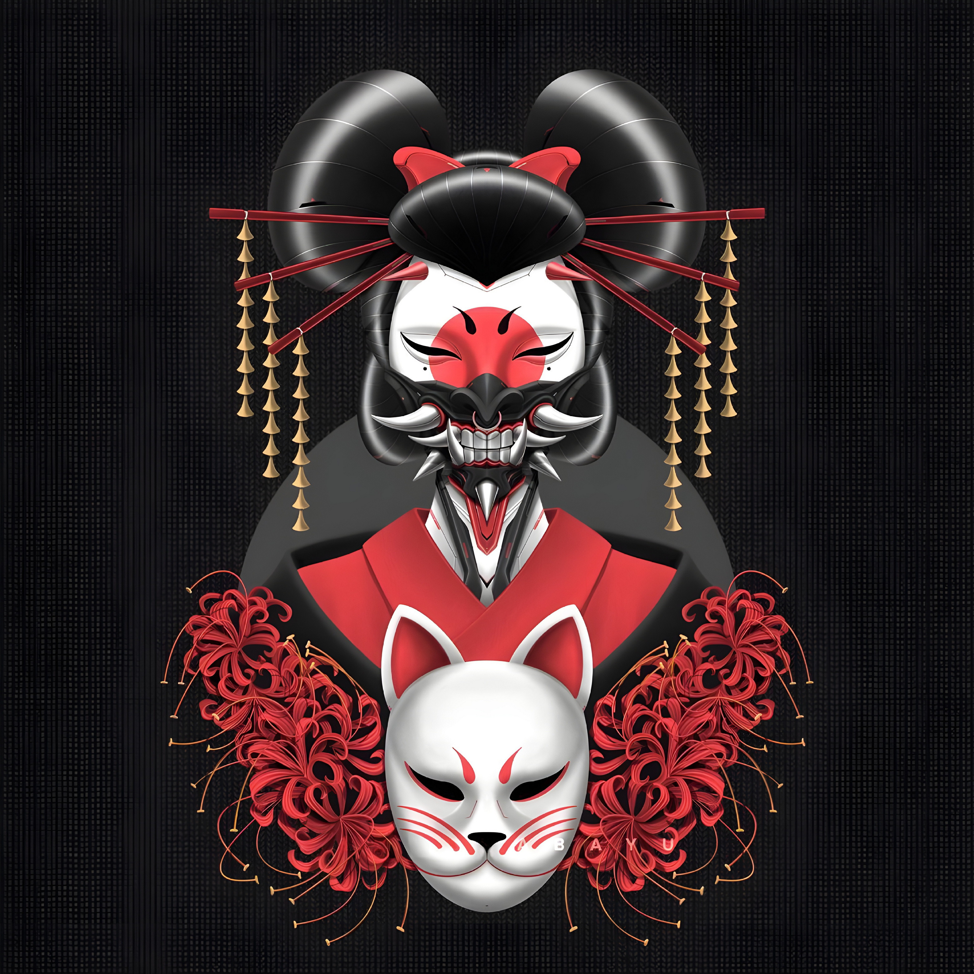 oni mask geisha - Collection | OpenSea