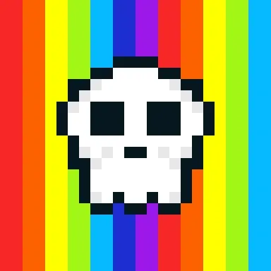 Kawaii  SKULL #648