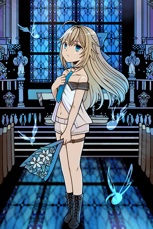 MishiroRei fan art 『鎮魂-Requiem』