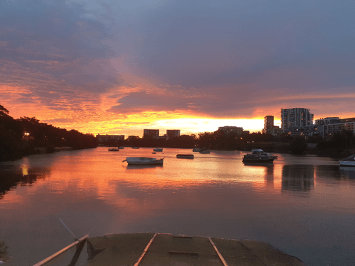 sunset at tempe 