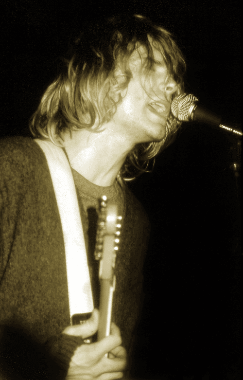 Kurt Cobain, Entertain Us, faded yellow