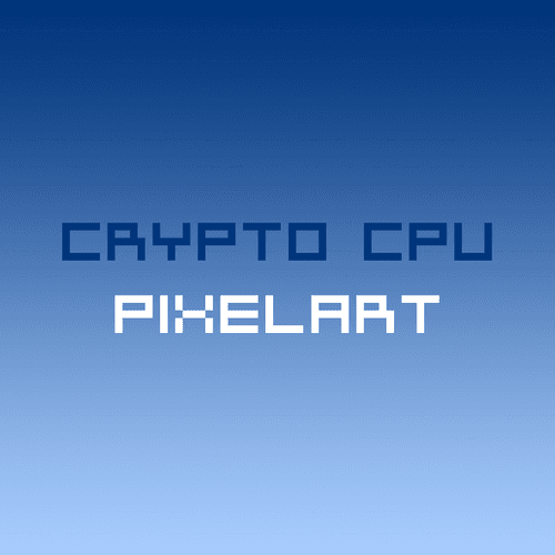 Crypto CPU Pixelart