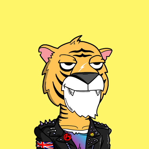 Grouchy Tiger Social Club #4922