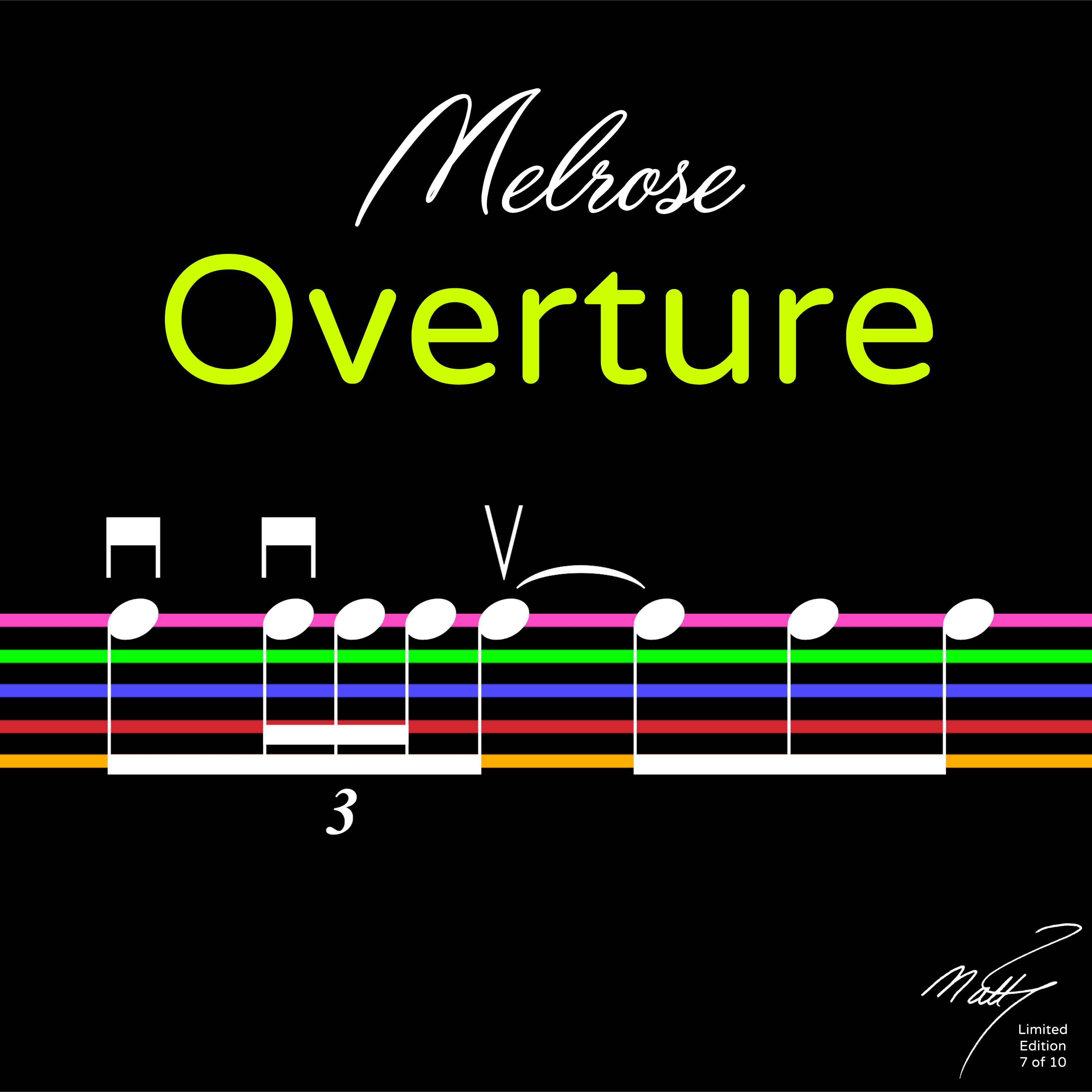 "Melrose Overture" by Matt Johnson-Autographed Limited Edition (7 of 10)