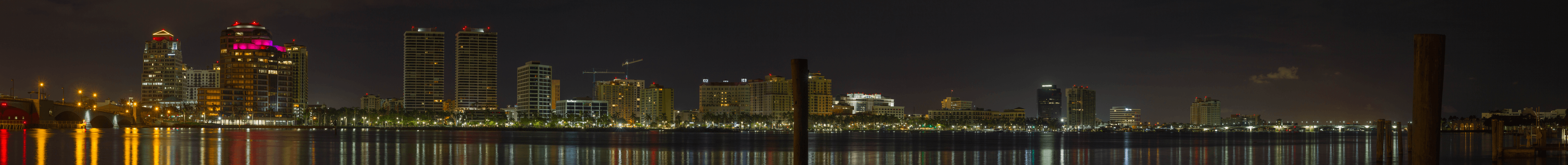West Palm Beach Pano of downtown 