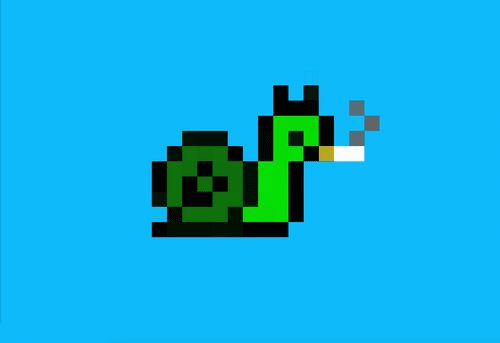 Sluggy Snail Smoking #2 