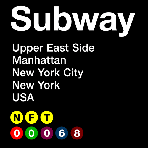 SUBWAY #00068 - Upper East Side - Manhattan - New York City - New York - USA