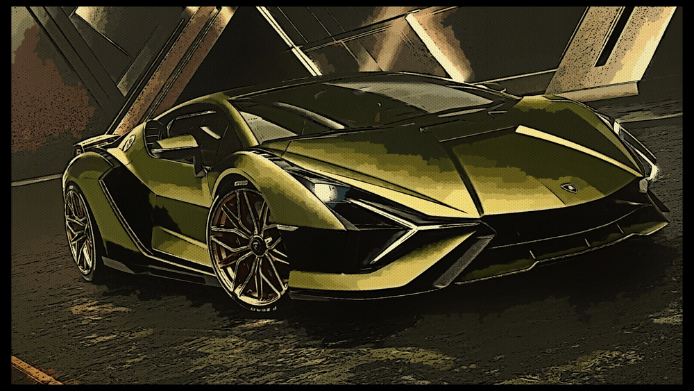 Lamborghini Sian - $ million - The 22 Most Expensive Cars In The World -  Cartoon Art 2021 | OpenSea
