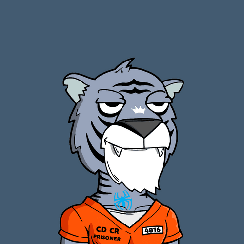Grouchy Tiger Social Club #109