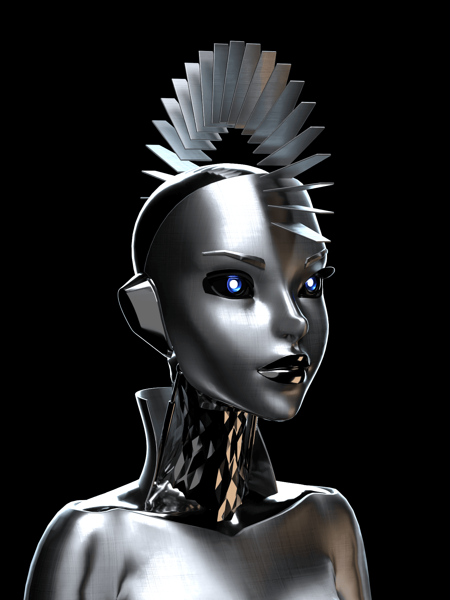 0010 CyberPunk Robot