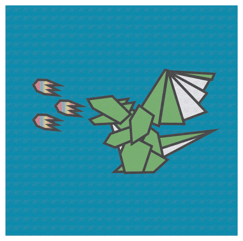 Origami Baby Dragon #001