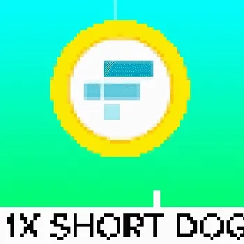 Pixelcoins - 1X SHORT DOGECOIN TOKEN