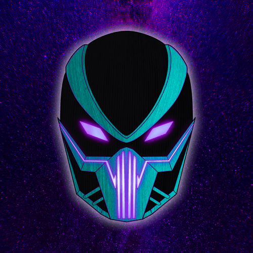 Phantom Neon Purple Mask